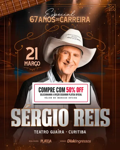 Sérgio Reis 67 anos de carreira